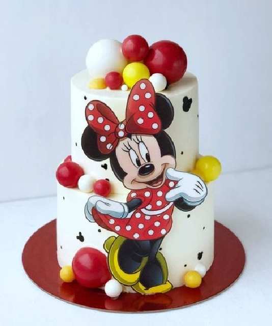 mickey mouse cake design for girl 