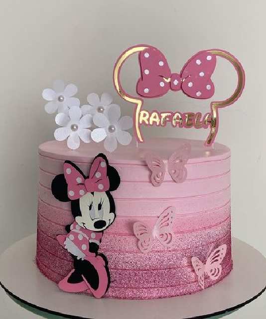 mickey mouse cake design for girl 