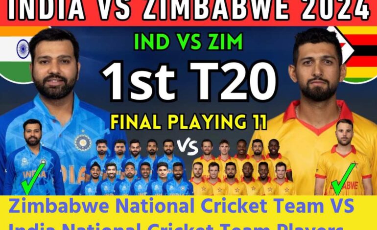 Zimbabwe National Cricket Team VS India National Cricket Team Players