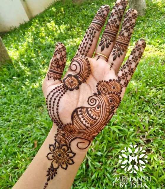 Mehndi Designs For Front Hand