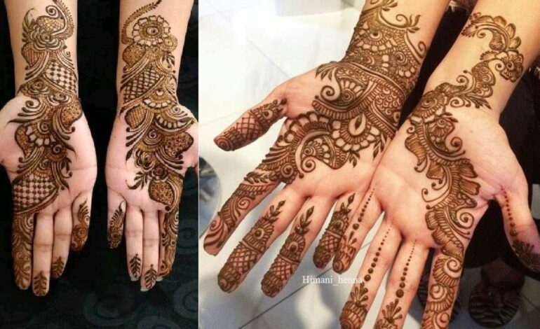 Stylish Mehndi Designs For Front Hand