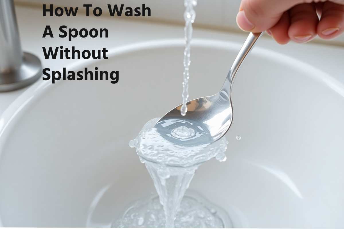 How To Wash A Spoon Without Splashing