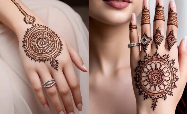 Instagram:dpvny0u-ggs= Stylish Back Hand Mehndi Designs