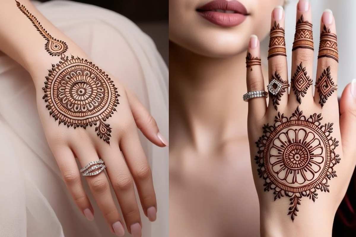 Instagram:dpvny0u-ggs= Stylish Back Hand Mehndi Designs